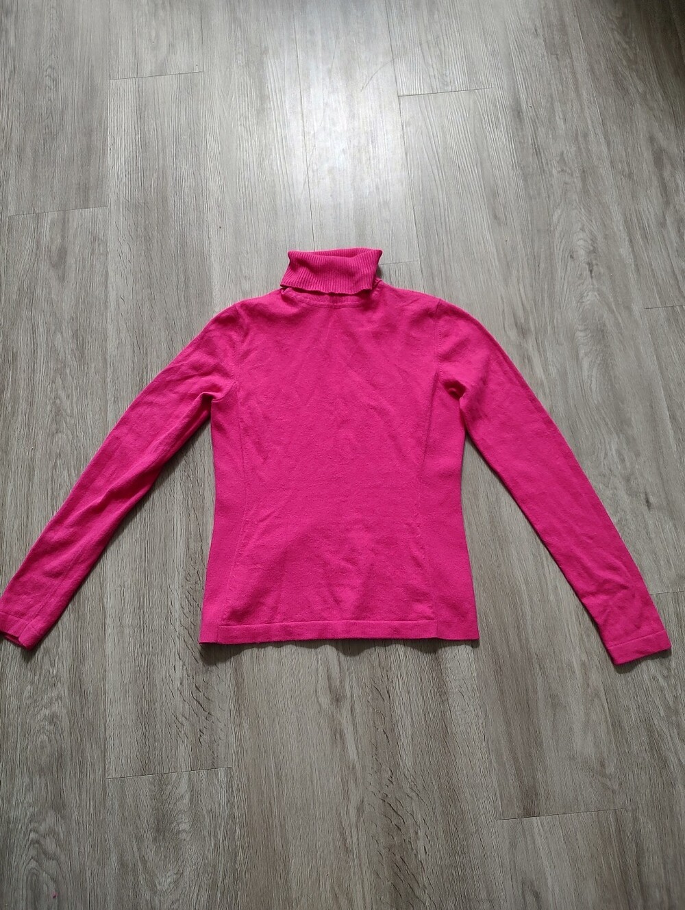 Tommy Hilfiger Pink Turtleneck Long-Sleeve Sweater